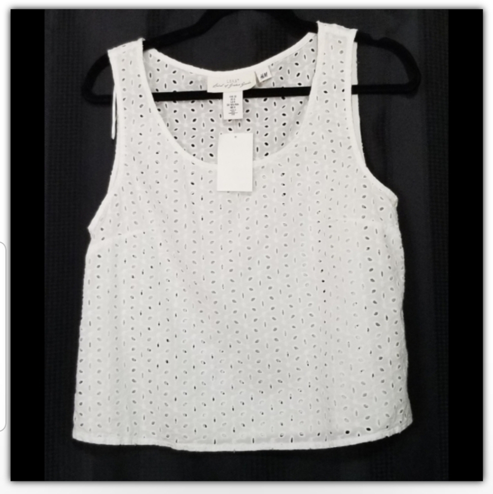 NWT L.O.G.G HM eyelet top size 8